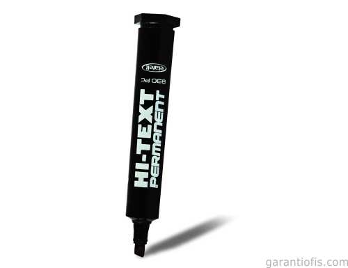 Hı-Text 830 PC Kesik Uçlu Siyah Permanent Koli Kalemi - 2