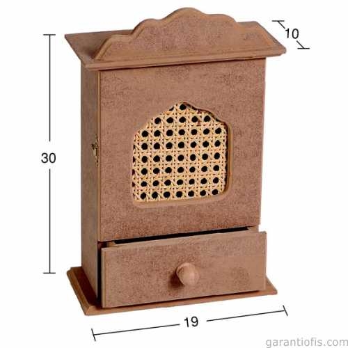 Hobi-Art Boyanabilir Ahşap Anahtarlık Obje A 027 - 1