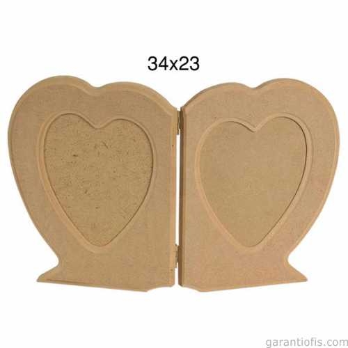 Hobi-Art ÇER 138 Çiftli Ahşap Resim Çerçevesi - 1