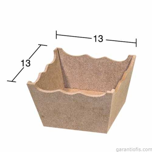 Hobi-Art E 320 Boyanabilir Ahşap Ekmek Sepeti - 1