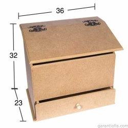 Hobi-Art E 326 Boyanabilir Ahşap Ekmek Sepeti