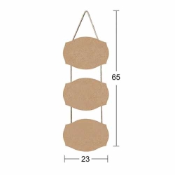 Hobi-Art F 727 Boyanabilir Dekoratif Ahşap Pano