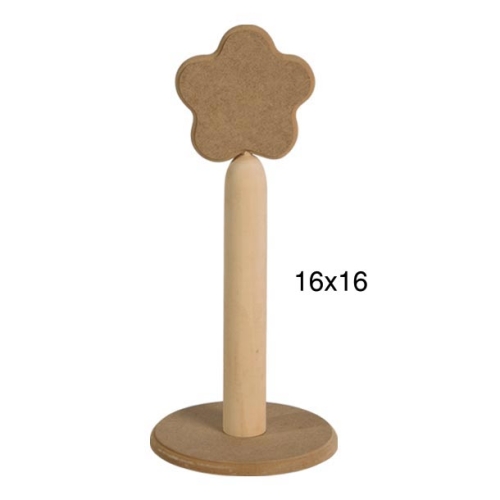 Hobi-Art F 751 Dekoratif Ahşap Papatya Desenli Havluluk - 1