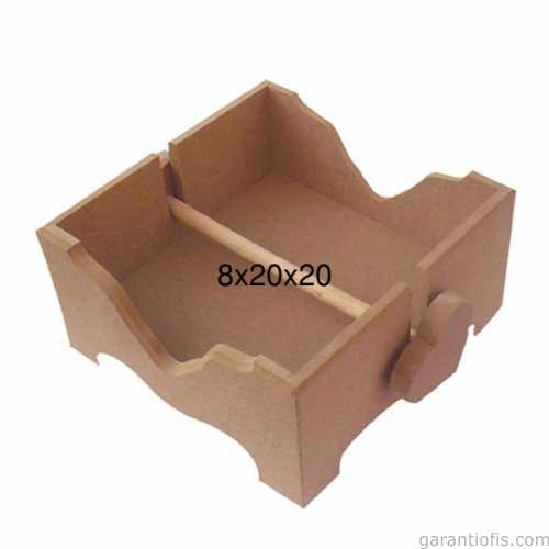 Hobi-Art F 784 Ahşap Kare Peçetelik - 1