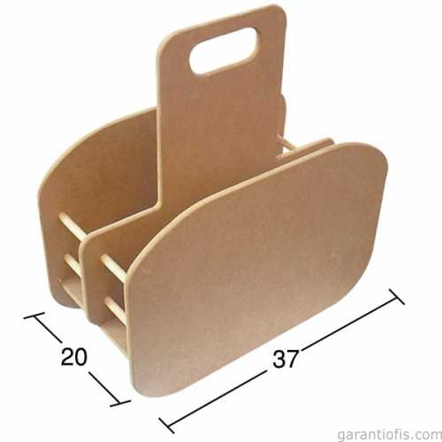 Hobi-Art G 125 Boyanabilir Ahşap Gazetelik Obje - 1