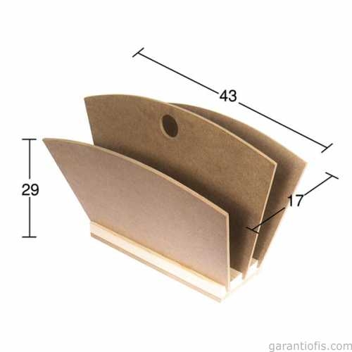 Hobi-Art G 129 Boyanabilir Ahşap Gazetelik Obje - 1