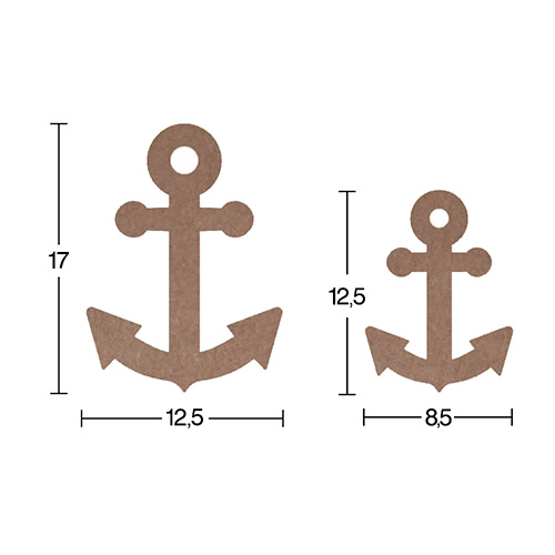 Hobi-Art H 49 Ayakta Durabilen Ahşap Çapa (18 mm Kalınlık) - 1