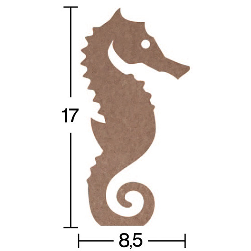 Hobi-Art H 50 Ayakta Durabilen Ahşap Deniz Atı (18 mm Kalınlık) - 1