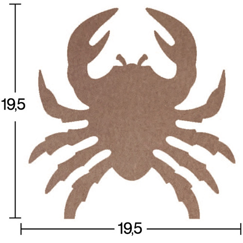 Hobi-Art H 51 Ayakta Durabilen Ahşap Yengeç (18 mm Kalınlık) - 1