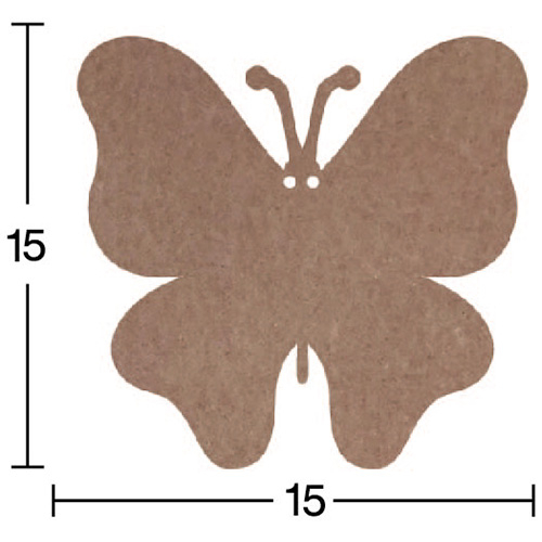 Hobi-Art H 62 Ayakta Durabilen Ahşap Kelebek (18 mm Kalınlık) - 1