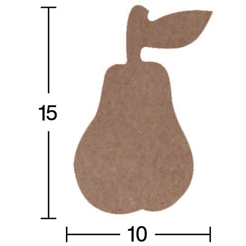 Hobi-Art H 74 Ayakta Durabilen Ahşap Armut (18 mm Kalınlık) - 1