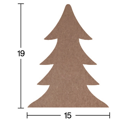 Hobi-Art H 79 Ayakta Durabilen Ahşap Çam Ağacı (18 mm Kalınlık) - 1