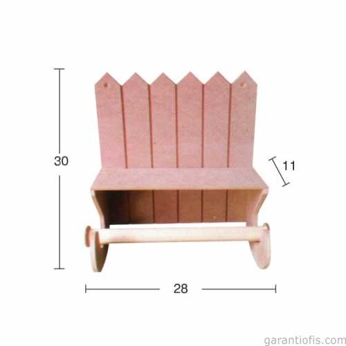 Hobi-Art İB 13 Dekoratif Ahşap Havluluk - 1