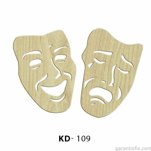 Hobi-Art KD 109 - Tiyatro Figürlü Dekoratif Mini Figür Ahşap Süs Objeler - 1
