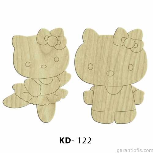 Hobi-Art KD 122 - Çizgi Film Karakterleri Mini Ahşap Obje - 1