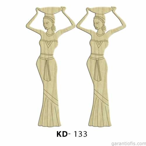 Hobi-Art KD 133 Dekoratif Mini Ahşap Obje - 1