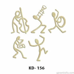 Hobi-Art KD 156 Dekoratif Mini Ahşap Obje