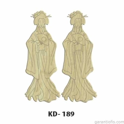 Hobi-Art KD 189 Dekoratif Mini Ahşap Obje