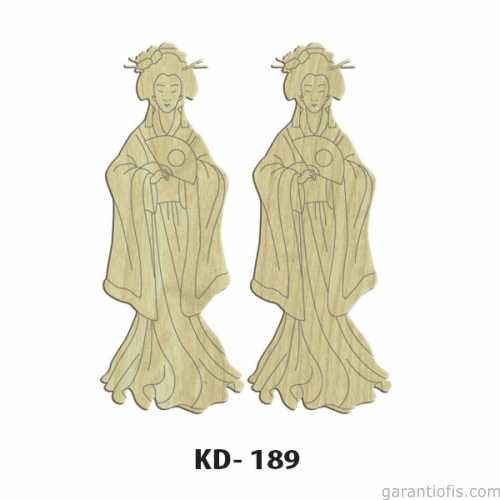 Hobi-Art KD 189 Dekoratif Mini Ahşap Obje - 1