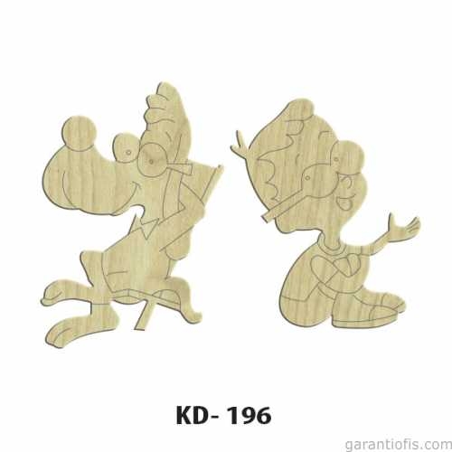 Hobi-Art KD 196 Dekoratif Mini Ahşap Obje - 1