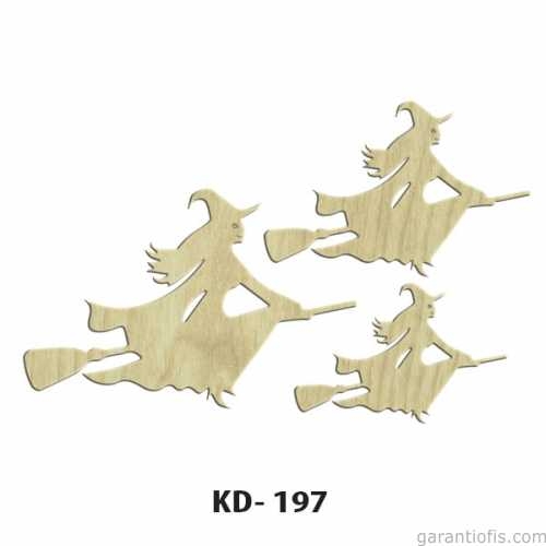 Hobi-Art KD 197 Dekoratif Mini Ahşap Obje - 1