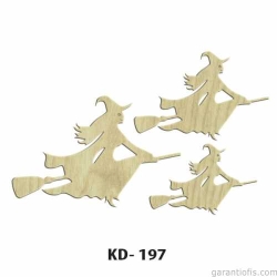 Hobi-Art KD 197 Dekoratif Mini Ahşap Obje