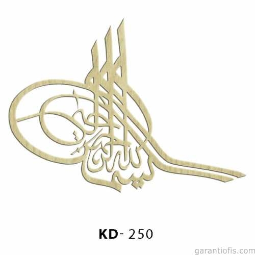 Hobi-Art KD 250 - Tuğra Şeklinde Mini Ahşap Obje - 1