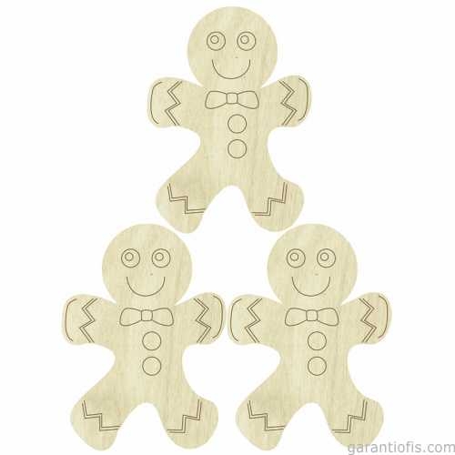 Hobi-Art KD 255 Çocuk Figürlü Mini Ahşap Obje - 1