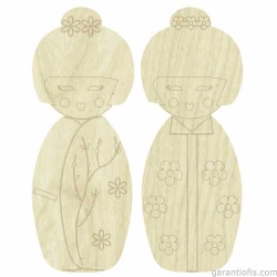 Hobi-Art KD 273 İnsan Figürlü Mini Ahşap Obje