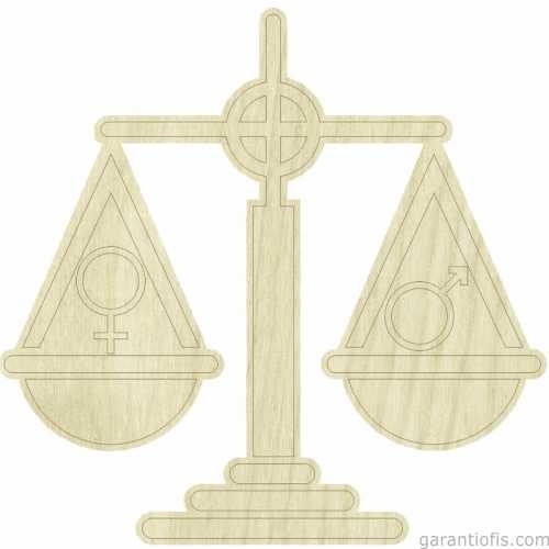 Hobi-Art KD 276 Terazi Figürlü Mini Ahşap Obje - 1