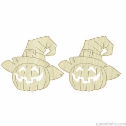 Hobi-Art KD 289 Balkabağı Figürlü Mini Ahşap Obje