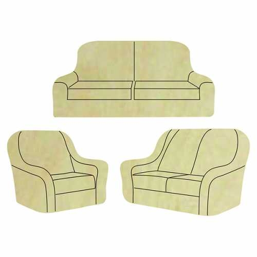 Hobi-Art KD 299 Kanepe Koltuk Figürlü Mini Ahşap Obje - 1