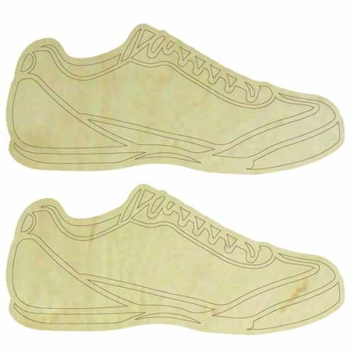 Hobi-Art KD 308 Ayakkabı Figürlü Mini Ahşap Obje - 1