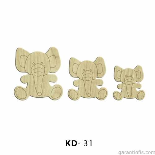 Hobi-Art KD 31 - Filler Dekoratif Mini Ahşap Obje - 1