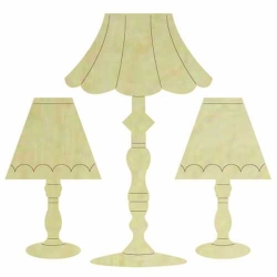 Hobi-Art KD 311 Abajur Figürlü Mini Ahşap Obje