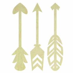 Hobi-Art KD 313 Ok Figürlü Mini Ahşap Obje