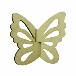 Hobi-Art KD 316 Kelebek Figürlü Mini Ahşap Obje