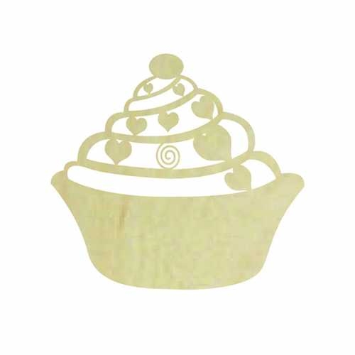 Hobi-Art KD 331 Pasta Figürlü Mini Ahşap Obje - 1