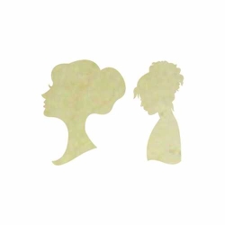 Hobi-Art KD 332 Kadın Figürlü Mini Ahşap Obje