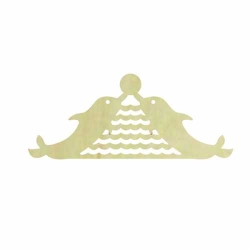 Hobi-Art KD 333 Yunus Balığı Figürlü Mini Ahşap Obje