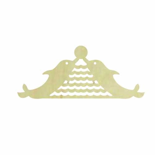 Hobi-Art KD 333 Yunus Balığı Figürlü Mini Ahşap Obje - 1