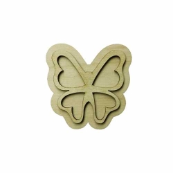 Hobi-Art KD 336 Kelebek Figürlü Mini Ahşap Obje