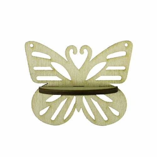 Hobi-Art KD 342 Kelebek Figürlü Mini Ahşap Obje - 1