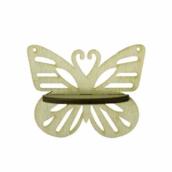 Hobi-Art KD 342 Kelebek Figürlü Mini Ahşap Obje
