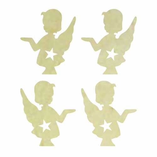 Hobi-Art KD 346 Melek Figürlü Mini Ahşap Obje - 1