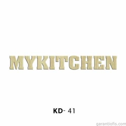Hobi-Art KD 41 - Mykitchen Yazılı Dekoratif Mini Ahşap Obje - Thumbnail