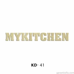 Hobi-Art KD 41 - Mykitchen Yazılı Dekoratif Mini Ahşap Obje - 2