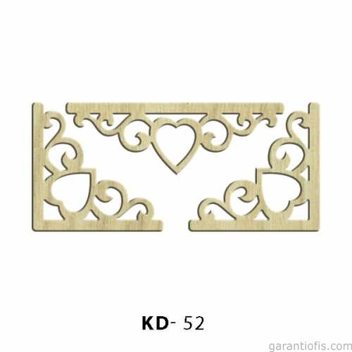 Hobi-Art KD 52 Dekoratif Mini Ahşap Obje - 1