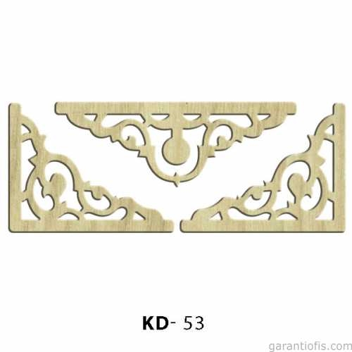 Hobi-Art KD 53 Dekoratif Mini Ahşap Obje - 1