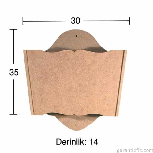 Hobi-Art KP 121 Dekoratif Ahşap Obje - 1